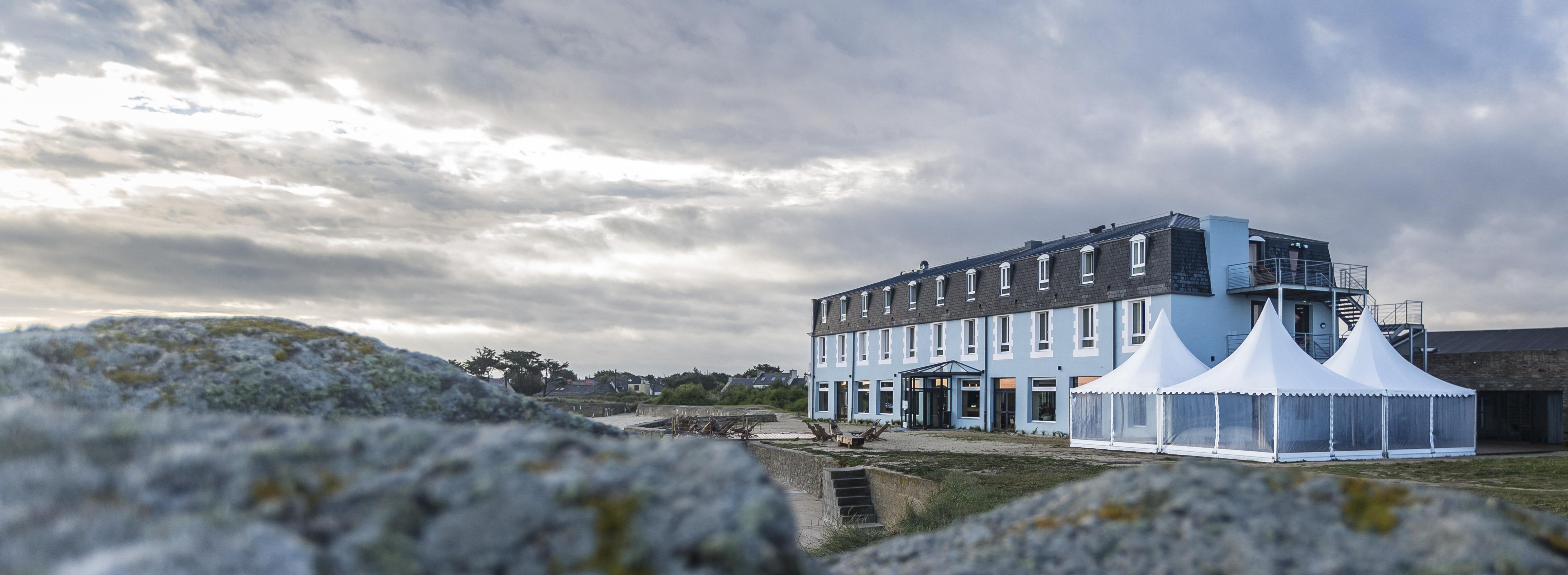 Hotel De La Mer & Spa Brignogan-Plages Bagian luar foto
