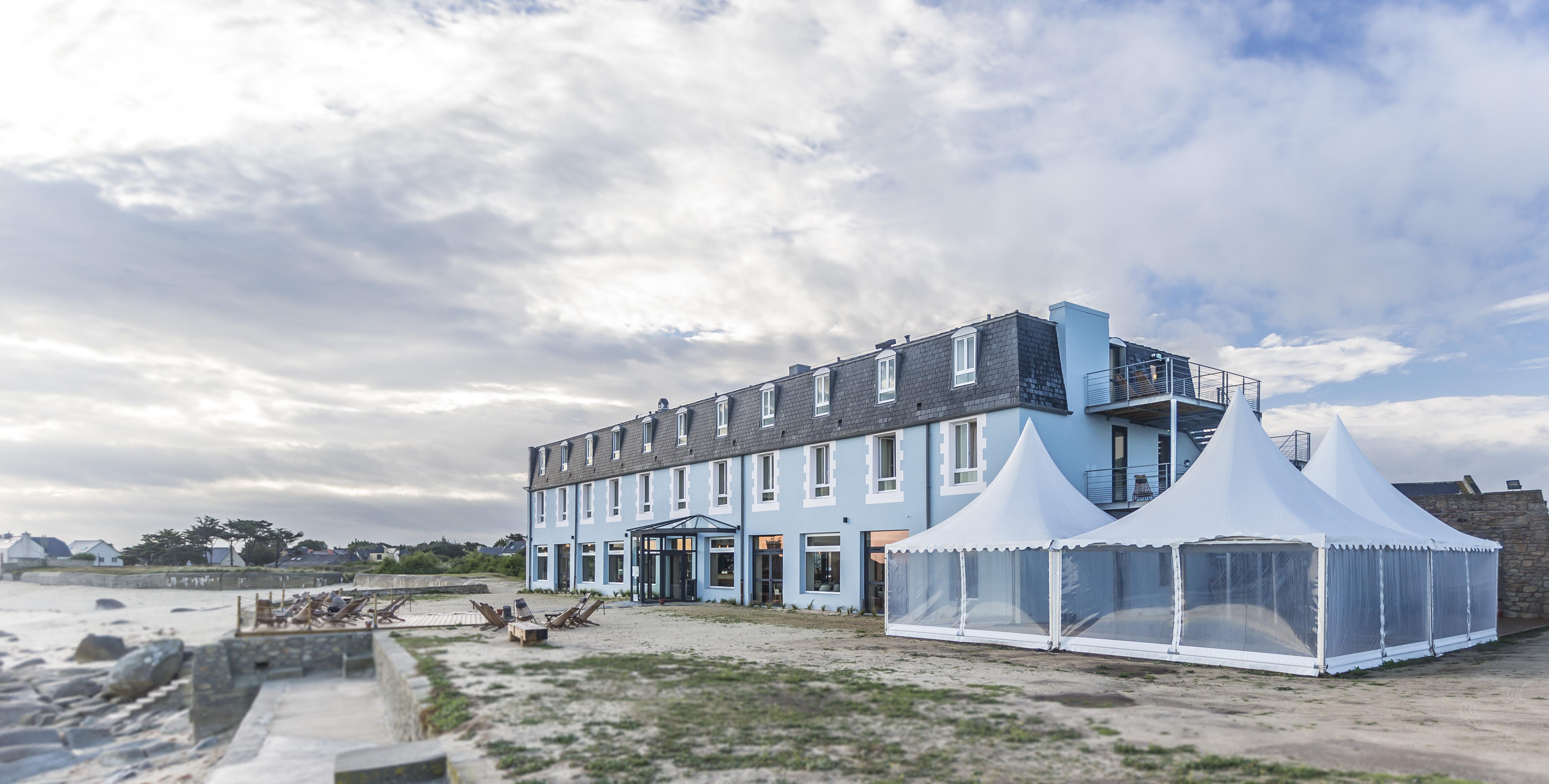 Hotel De La Mer & Spa Brignogan-Plages Bagian luar foto