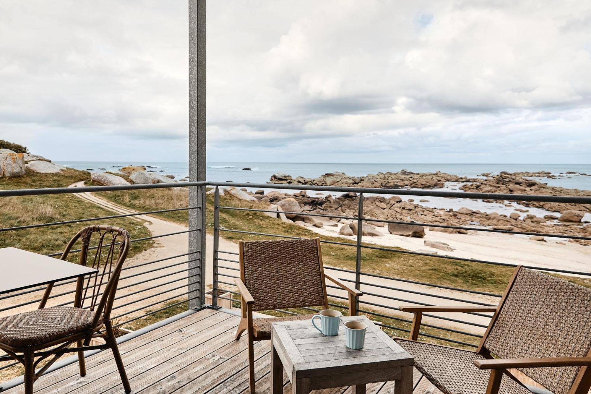 Hotel De La Mer & Spa Brignogan-Plages Bagian luar foto